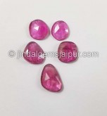 Rubellite Rose Cut Slices